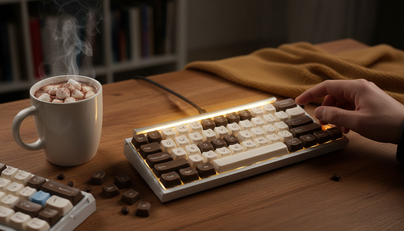 Chocolate Jelly Cat Keycaps: Foggy Glow Guide