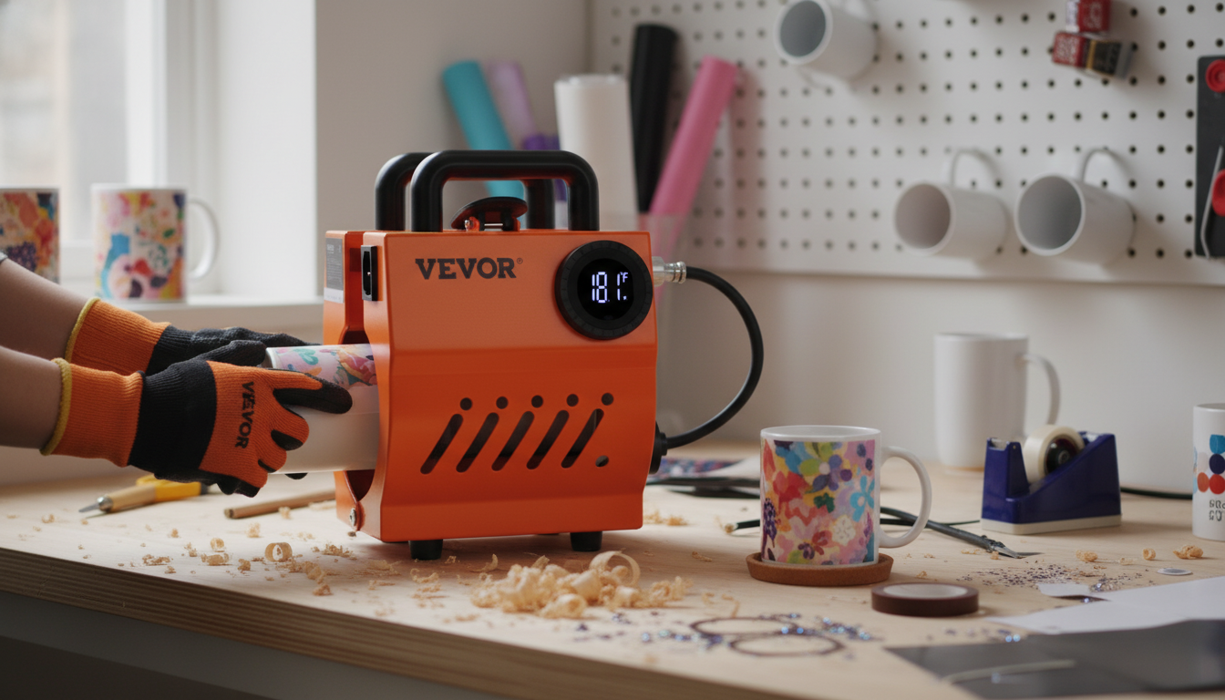 Portable Mug Heat Press: DIY 11–15oz Mugs & Tumblers